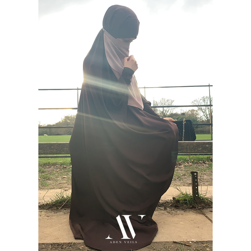 Brown One Piece Jilbab