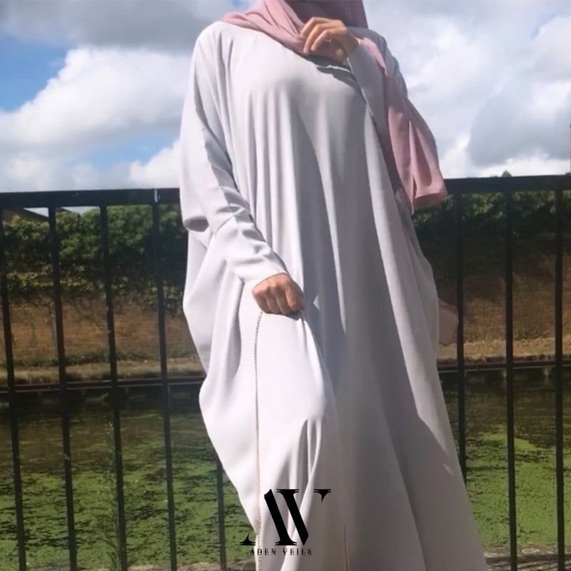 Butterfly Cuffed Abaya